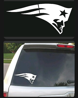 #ad New England Patriots NFL Football Vinyl Die Cut Car Decal Sticker 5.5quot; wide $2.99