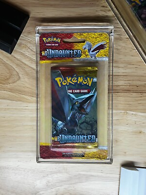 #ad DIAMOND amp; PEARL to MODERN BLACK STAND Pokemon Acrylic Case Blister Pack Display $34.99