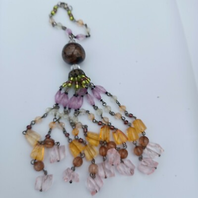 #ad Tassle Beaded with clasp $11.00
