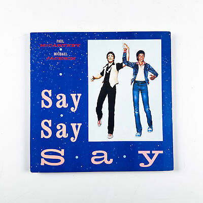 #ad Paul McCartney And Michael Jackson Say Say Say Vinyl LP Record 1983 $32.00