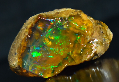 #ad 81.75 Natural Opal Rough AAA Quality Ethiopian Welo Fire Opal Raw Gemstone $82.40