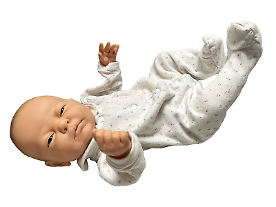 #ad Berjusa Anatomically Correct Newborn Baby Boy Doll Blue Eyes 20 inch Vinyl $49.95