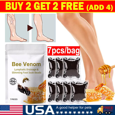 #ad Diapason Bee Venom Lymphatic Drainage amp; Slimming Foot Soak Beads Relief Relax $7.95