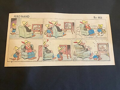 #ad #10a FERD#x27;NAND by Mik Sunday Third Page Comic Strip August 26 1973 $1.99