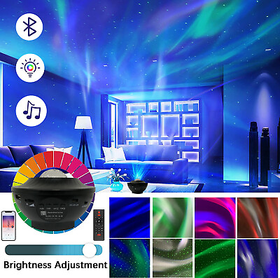 #ad #ad Aurora Light Projector Northern Light Galaxy LED Lamp with Remote Control $12.99