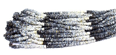 #ad AAA Natural Dendrite Opal Smooth Gemstone Square Shape Beads 4 5 16 Inches $20.99