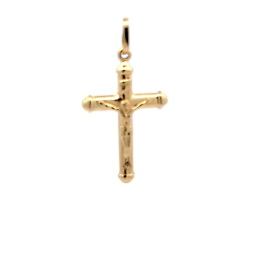 #ad #ad 18K Saudi Gold Pendant Cross Jesus Christ Religious Fine Jewelry 1.27 grams $166.00