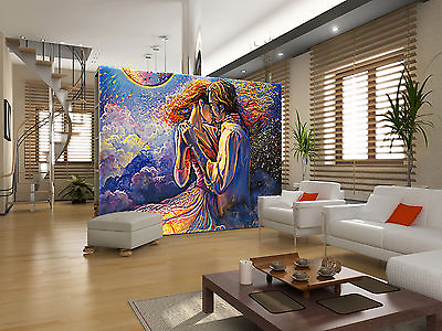 #ad 3D Luminous dancing Wall Paper wall Print Decal Wall Deco Indoor wall Mural AU $269.99