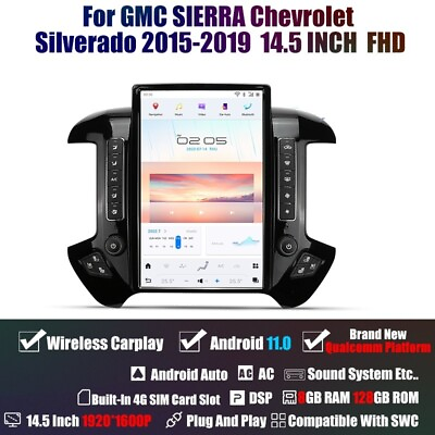 #ad Android Tesla Smart Radio Gps Screen Fr Chevrolet Silverado Gmc Sierra 2013 20 $839.00
