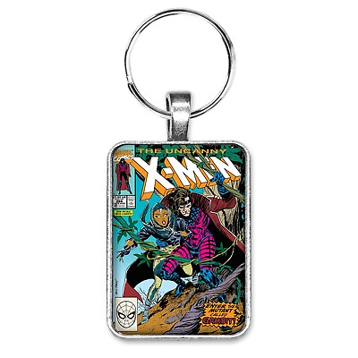 #ad The Uncanny X Men #266 Cover Key Ring or Necklace 1st Gambit Comic Book Jewelry $12.95