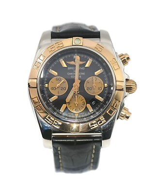 #ad Breitling Chronomat 18K Stainless Steel Watch CB0110 $5500.00