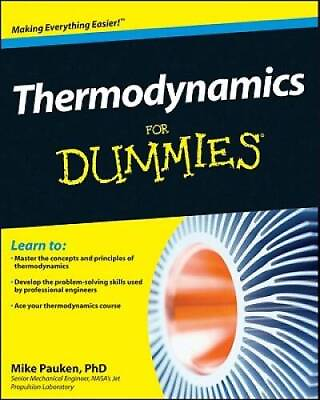 #ad Thermodynamics For Dummies Paperback By Pauken Mike VERY GOOD $12.14