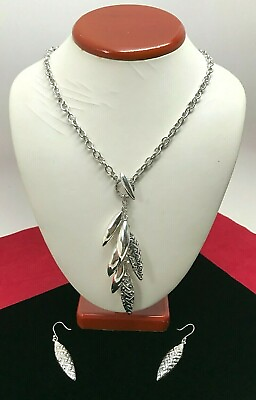 #ad Designer Mexico 925 Sterling Silver Necklace amp; Earrings Set 35.0 dwt 54.4 Gram $399.95