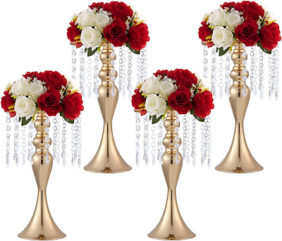 #ad Versatile Gold Centerpieces Vase for Wedding TableWedding Flower Vase for Table $79.99
