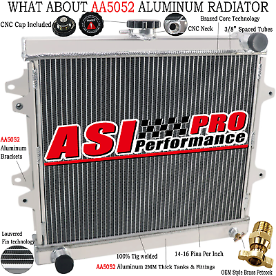 #ad Aluminum Radiator For 1984 1995 Toyota 4 Runner Pickup SR5 22R DLX 2.4 L L4 $109.20