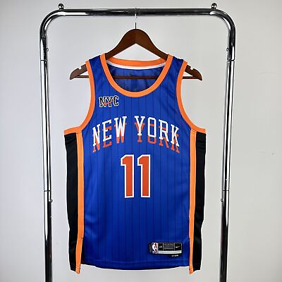 #ad #ad Jalen Brunson #11 New York Knicks Blue 2023 City Edition NBAJersey NWT All Sizes $75.00