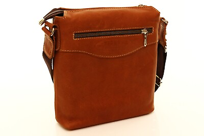 #ad Crossbody Bag for Men Quality Genuine Cowhide Leather Shoulder Purse Satchel B $99.99