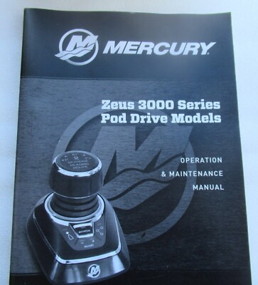 #ad 2016 Mercury Zeus 3000 Series Operation amp; Maintenance Manual P N 90 8M0118442 $61.17