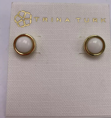 #ad $38 Trina Turk Round Stuff Earrings V124 $19.99