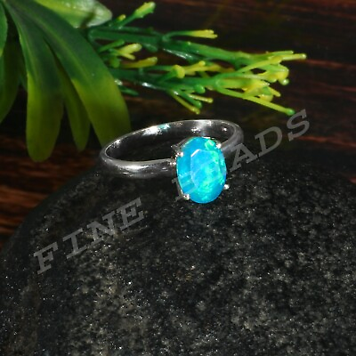 #ad Ethiopian Opal Blue Opal Ring Opal Jewelry Opal Rings For Sale Rg 1291 $27.84