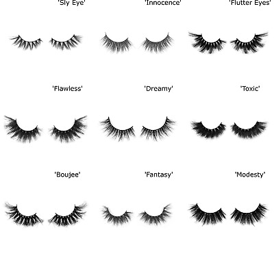 #ad BULK SALE 3D Fluffy WISPY FAUX Mink Eyelashes 198 PIECES In 9 Different Styles $200.00