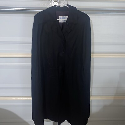 #ad Vintage Pendleton 100% Virgin Wool Cape Cloak Poncho 50” Long Size Small USA $189.99