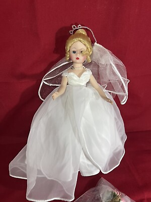 #ad Madame Alexander Bride Doll Cissette Blonde White Dress 10quot; $89.99