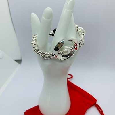 #ad Uno de 50 Bracelet Wonder White Pearl Bead Leather Bracelet Women#x27;s Jewelry $60.00