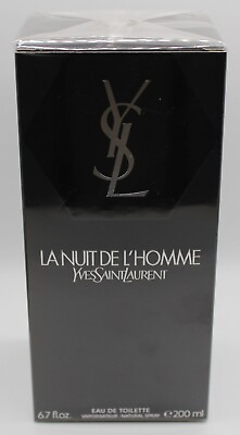 #ad La Nuit De LHomme By Yves Saint Laurent For Men 6.7oz 200ml EDT Spray NEW $168.75