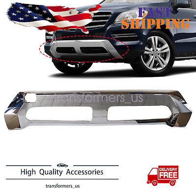 #ad Front Lower Bumper Molding Chrome For 2012 2015 Mercedes Benz ML350 2015 ML250 $120.99