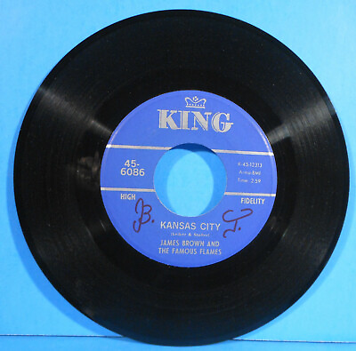 #ad JAMES BROWN KANSAS CITY STONE FOX VINYL 7quot; 45 RPM 1967 GREAT CONDITION VG $4.99