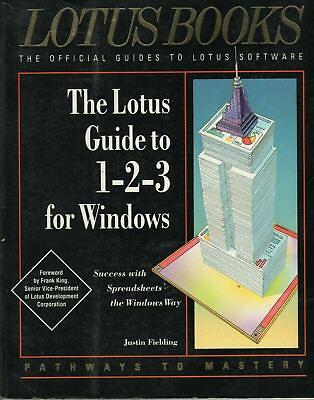 #ad ITHistory 1991 BOOK: The Lotus Guide To 1 2 3 For Windows Fielding IB5 $9.50