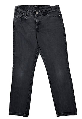#ad Levi#x27;s Mid Rise Skinny Women Size 8 Short 29x28 Charcoal Black Denim Jeans $12.27