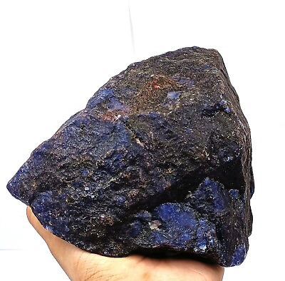 #ad 9825.00 Carat OpaqueAfrican Blue Sapphire Uncut Rough Certified Gemstone LVU $268.79