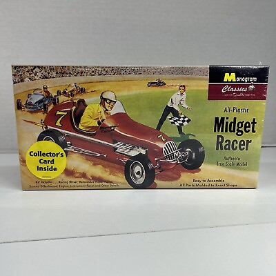 #ad #ad MONOGRAM Midget Racer MODEL KIT New in box Sealed $19.95