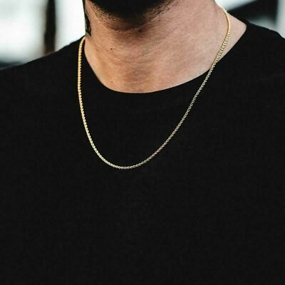 #ad 10K Solid Yellow Gold Necklace Gold Rope Chain 16quot; 18quot; 20quot; 22quot; 24quot; 26quot; 28quot; 30quot; $99.99