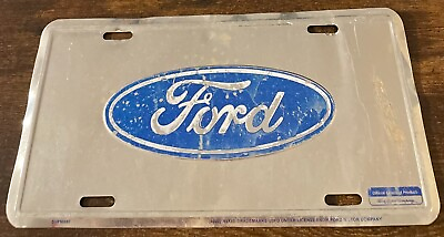 #ad Ford Blue Oval Booster License Plate $6.99