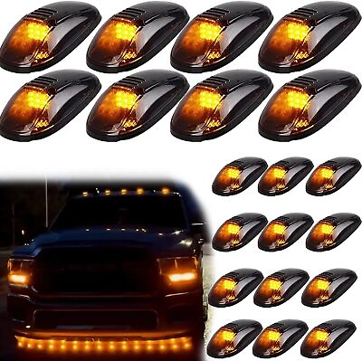 #ad NEW Wireless Solar Powered Cab Lights for Truck Solar Cab Lights Fast shipping $35.90