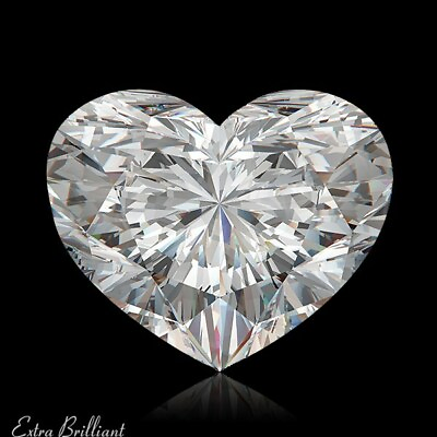 #ad 1.40 Carat G SI2 Ideal Heart Shape AGI Certify Genuine Diamond 6.86x7.56x4.43mm $6879.60