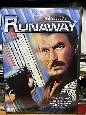 #ad Runaway DVD 1984 Michael Crichton Tom Selleck Kirstie Alley FREE SHIPPING $15.00