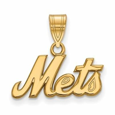 #ad 10ky MLB New York Mets Medium quot;Metsquot; Pendant $255.24