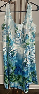 #ad nine west dress size 14 Pretty Different Greens And White $17.65