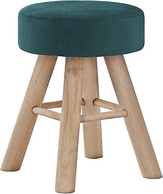 #ad Monarch Specialties I 9009 Ottoman Pouf Footrest Foot Stool 12quot; Round $39.40