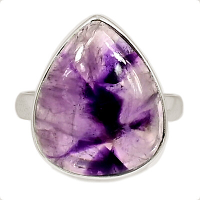 #ad Natural Atomic Amethyst Star 925 Sterling Silver Ring Jewelry s.9.5 CR25873 $16.99