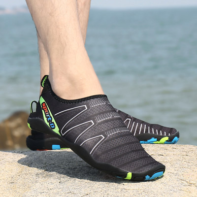 #ad Men quick drying hot aqua water shoes Barefoot Aqua Socks Beach Swim Pool shoe $15.19