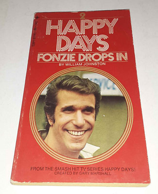 #ad Happy Days #2: Fonzie Drops In William Johnston Tempo Books 1974 SC PB $5.95