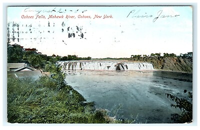 #ad 1906 Cohoes Falls Mohawk River Cohoes NY New York Early Posted View $16.50