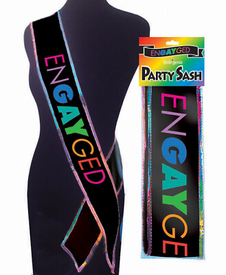 #ad Engayged Sash $6.00