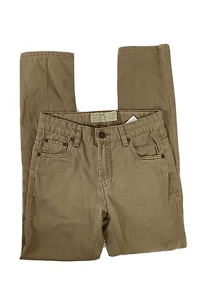 #ad Lucky Brand Jeans Tan Khaki Pants Girls 12 26 x 26 $12.50