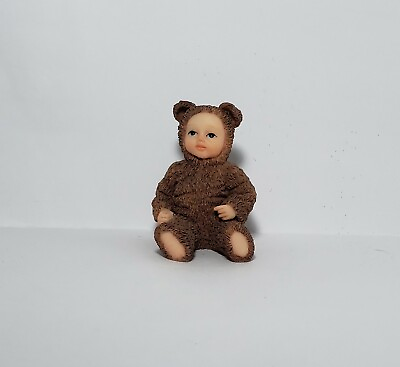#ad Vintage Monkey Baby Brown Figurine $7.50